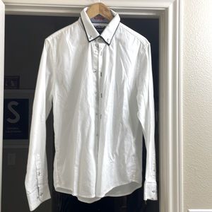 Denim And Flower Ricky Singh Limited Edition Mens Button Down Dress Shirt L